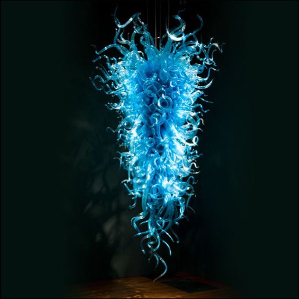 

traditional hand blown glass led chain chandelier home decoration modern hand blown glass led chain chandelier