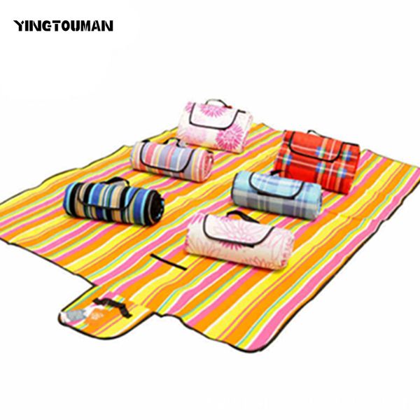 

yingtouman 200*150cm outdoor picnic mat camping baby climb plaid blanket beach waterproof picnic blanket baby mat camping