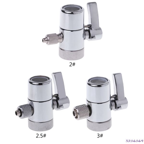 

water filter faucet diverter valve ro system 1/4" 2.5/8" 3/8" tube connector