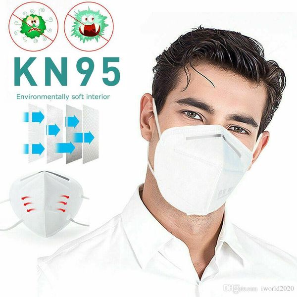 

n95 ffp3 mask 5pcs pm2.5 kn95 respirator for anti pollution dust mask 4 layer face mask safety protective
