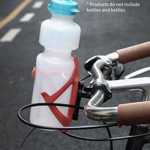 

cycling bicycle bottle cage mount adapter lightweight aluminum alloy adjustable mtb road bike handlebar water bottle holder