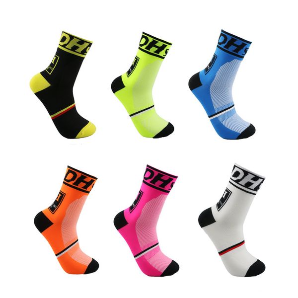 

professional brand cycling socks men indoor mountain sock bike bicycle equipment womens clubs sky road basketball running touris, Black