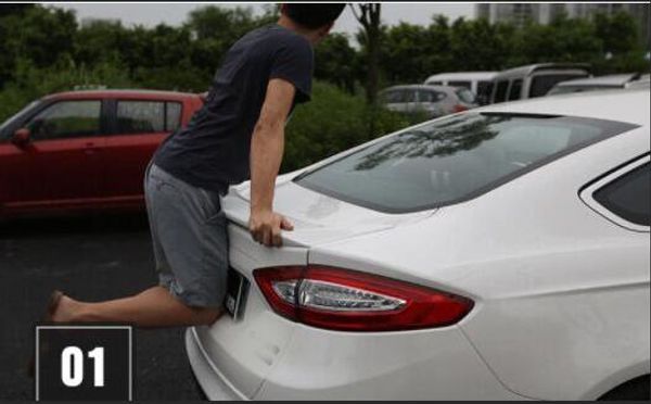

for new mondeo tail luxury sports exemption perforated tail special 13-18 for ford mondeo decoration