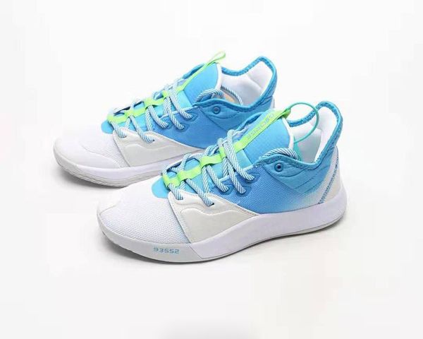 

with box)pg 3 lure basketball shoes men paul george platinum tint sneakers