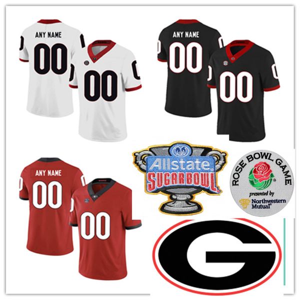 

Custom NCAA Georgia Bulldogs Football Jersey Lamont Gaillard D'Andre Walker Zamir White Stetson Bennett Brenton Cox Bill Goldberg UGA Jersey