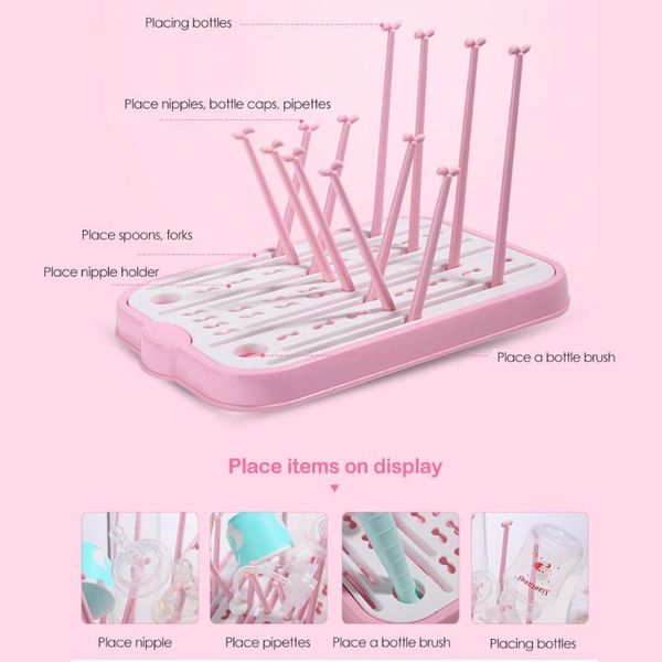 

baby milk bottle drying rack storage nipple shelf cleaning fruit cup holder