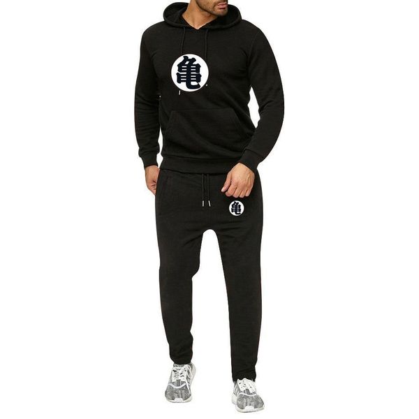

Japanese Men 'S Sweater Wukong Dragon Ball Surrounding Recreational Sports Suit winter hoodies+pant set