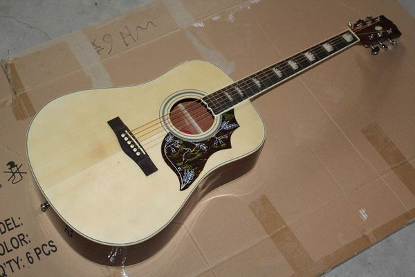 

new hummingbird dove 41 inch acoustic guitar can add guitar