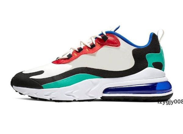 

2019 brand new blue void bright violet bauhaus react running shoes electro green optical trainer sports sneakers 36-45