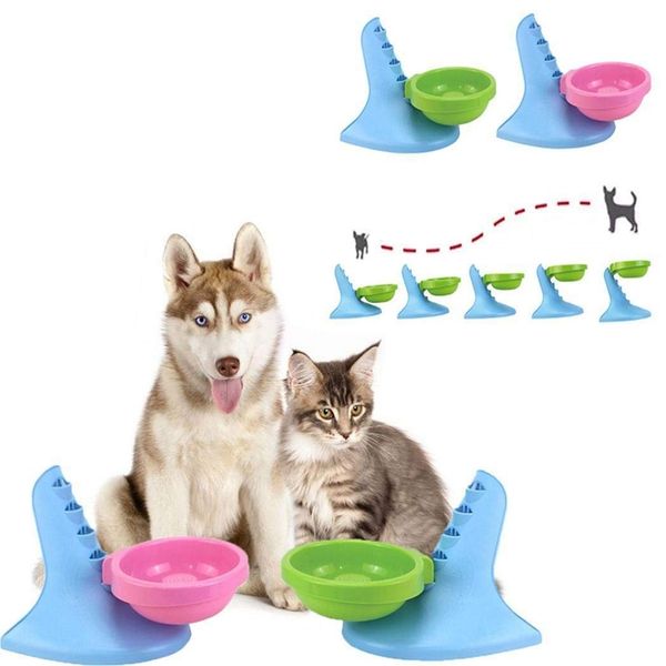 

pet bowls adjustable height dog bowls ladder-typed feeding cervical vertebrae protection bowl for cats dogs feeding product