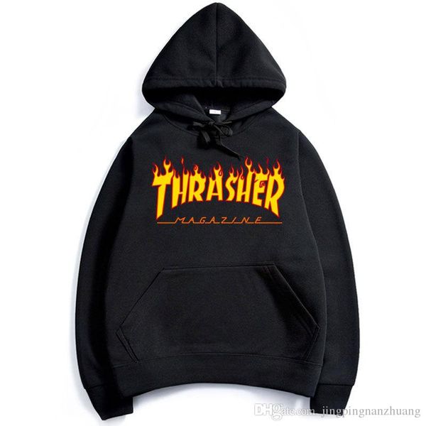 

new hip hop men sportswear hooded sweatshirts mens pullover hoodies male hoodie sport suit, Black
