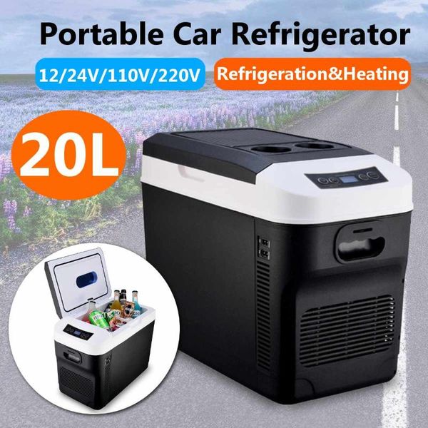 

20l автомобильный холодильник 12v 220v 24v 110v автомобилей двойного назначения cooler box холодильник мини портативный общий апартаменты хо