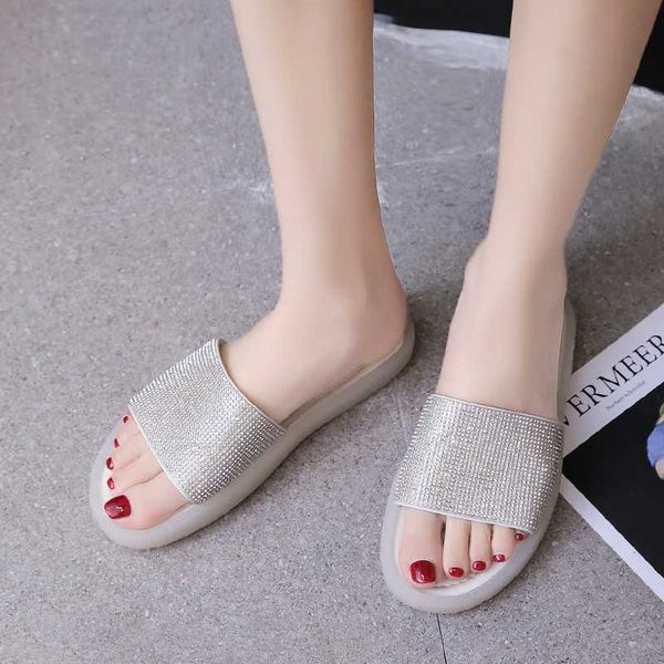 

beach shoes slippers women summer low slides pantofle fashion sabot soft flat 2020 cotton fabric rome pu rubber basic, Black