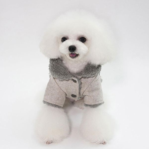 

soft pet dog coat warm small dog clothes winter puppy jacket pet dog cat apperal ropa para perro s-xxl ty