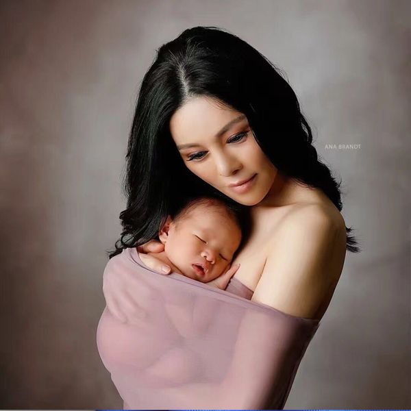 

2020 newborn pgraphy props wraps maternity gown dress strong elasticfor p shoot-baby shower maternity dress baby shower, White