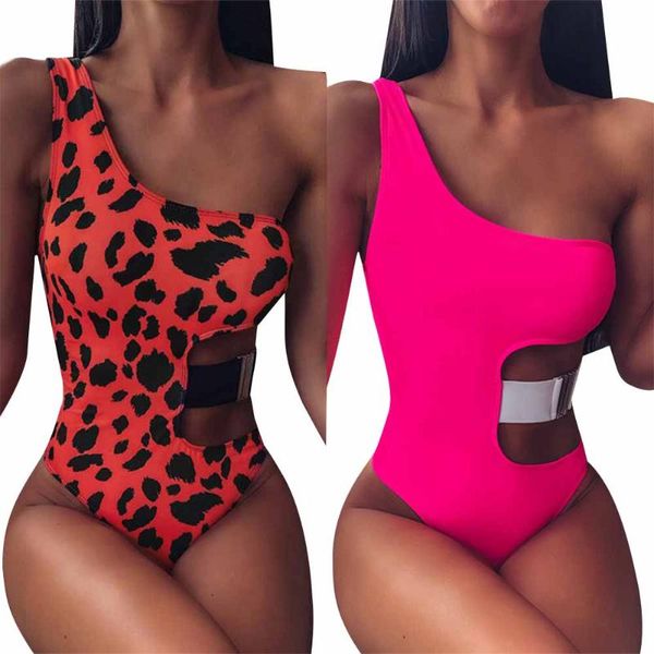 

bikinis set hirigin hollow out one piece swimwear women 2021 push up padded shoulder swimsuit bathing suit beachwear