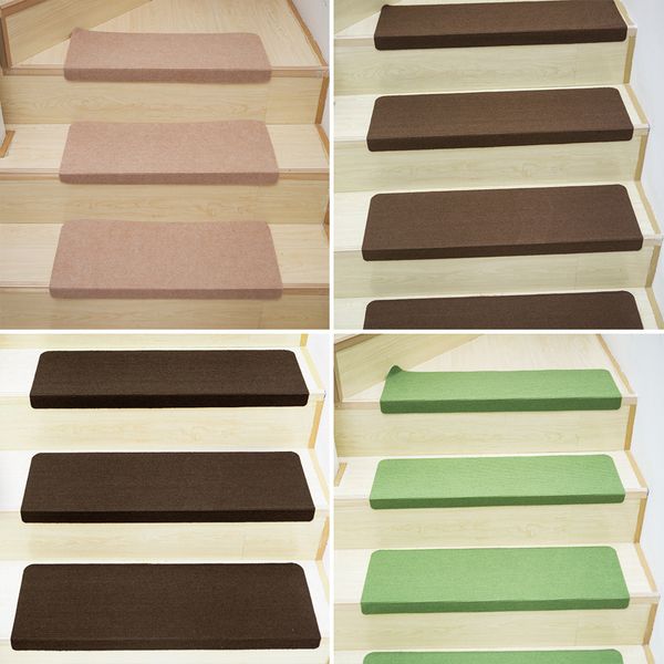 

1* adhesive tread carpet mats step staircase non slip mat protection cover pads