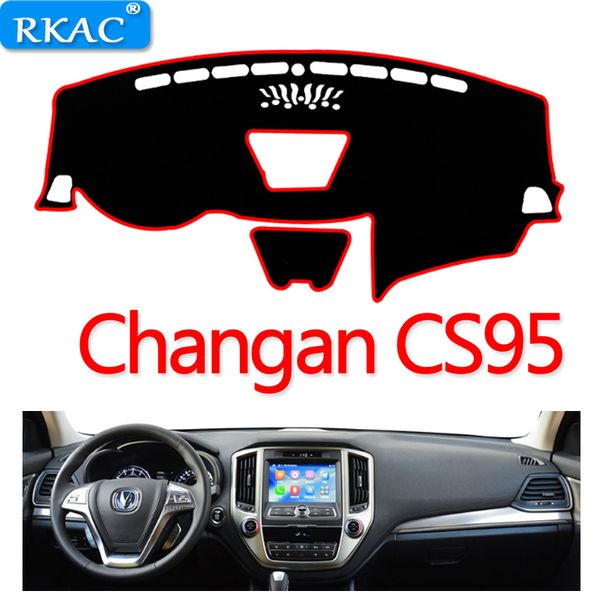 

rkac fit for changan cs95 car dashboard pad mat instrument platform desk avoid light mats cover sticker left steering wheel