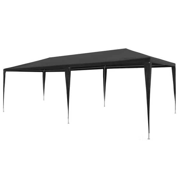 

party tent 3x6 m pe anthracite garden sets