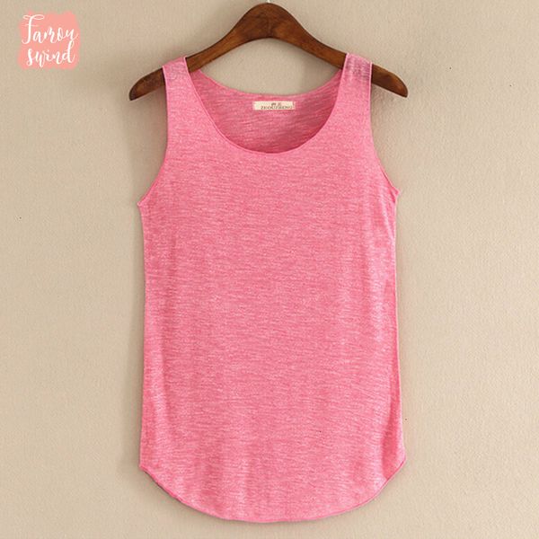 

танк топы 2019 твердой фуфайки мода лето новых женщин без рукавов шеи сыпучих маек дамы жилета, White