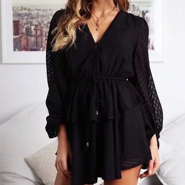 

women ruffle layered button white chiffon rompers white transparent short jumpsuit solid mesh black playsuit, Black;white