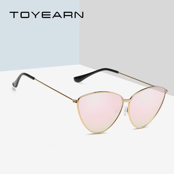 

2019 new luxury ladies cat eye sunglasses women vintage fashion clear lens eyewear mirror sun glasses for female uv400, White;black