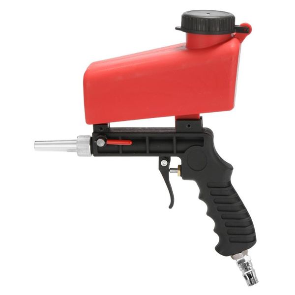 

90psi portable sandblasting gun mini sandblasting machine adjustable pneumatic kit 700cfm handle power tool