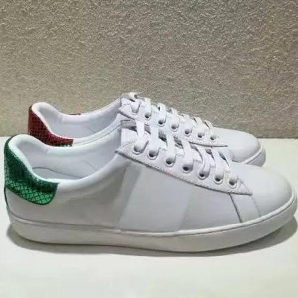 

new arrival fashion men women casual shoes luxury designer sneakers genuine leather bee/tiger embroidered party shoes xshfbcl, Black