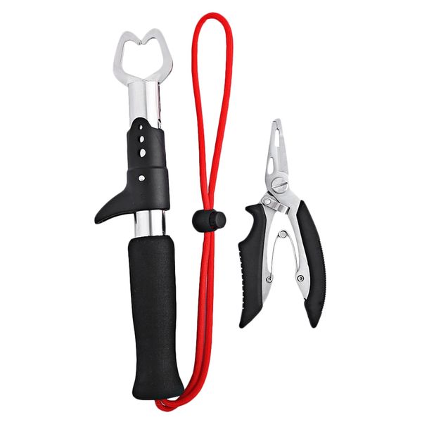 

fish grip nipper fishing lure pincer remove hook tackle tool fish gripper plier