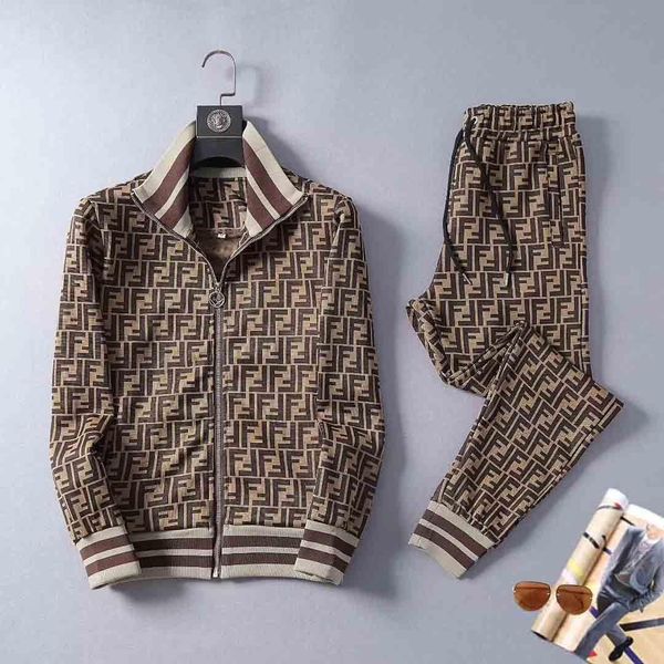 

2020 luxury brand ad men sets hooded tracksuit track sweat suits three stripes male sweatsuit mens sporting suits mens clothing -3x, Gray