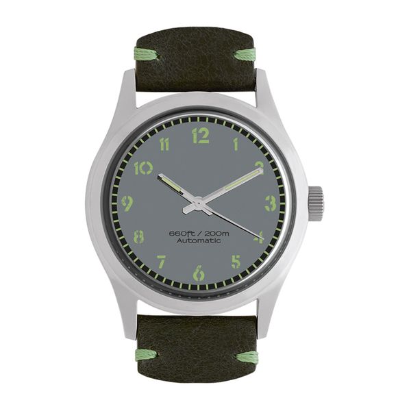 

custom logo elegant automatic mechanical man watches, Slivery;brown