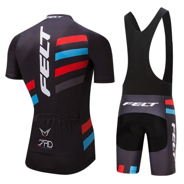

new felt pro cycling jersey bike short set mtb ropa ciclismo pro cycling wear mens bicycling maillot culotte, Black;blue