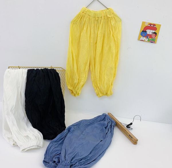 

2020 new girls boys pants summer fashion cool kids pants 1-6t qa768, Blue