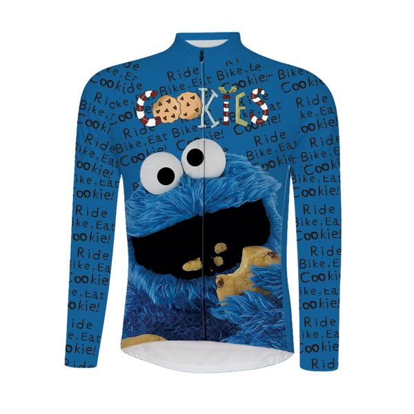 

autumn cookie pro team cycling jersey men long sleeve thin spring cycling clothing bicycle ropa road bike 6516, Black;red