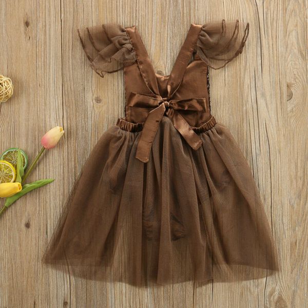 

0-24m infant newborn baby girl romper princess sequins lace tulle jumpsuit birthday baby girls costumes, Blue