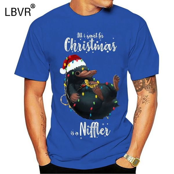 

все что я хочу на рождество это футболка унисекс niffler, White;black