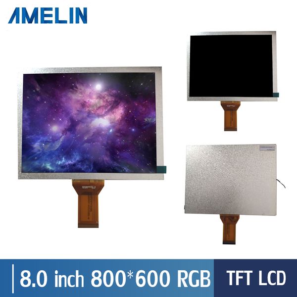 8 дюймов 800 * 600 панель дисплея RGB интерфейс TFT LCD модуль