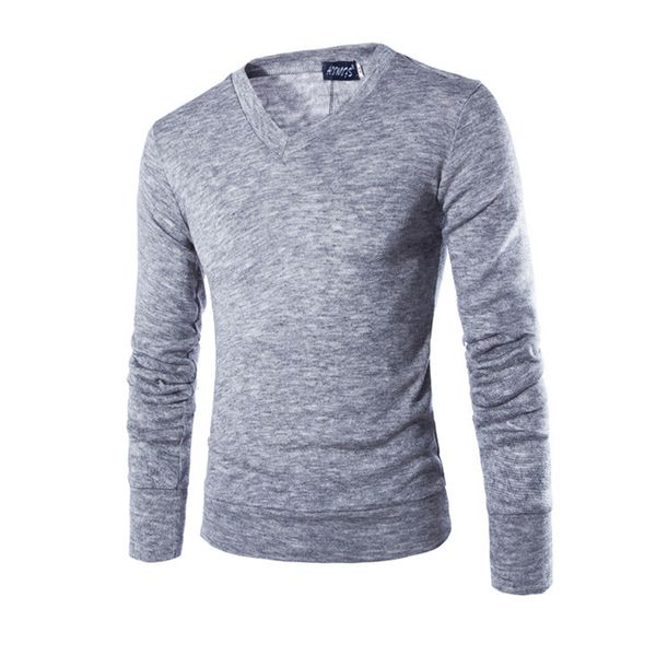

new 2019 casual men's pullover sweater spring autumn cotton v-neck long sleeve men knitted sweaters slim thin men sweaters 2xl, White;black