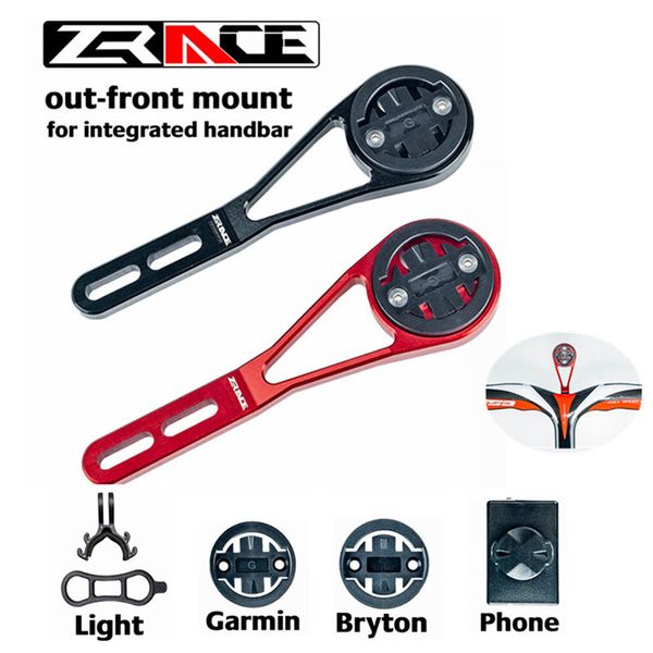 

zrace bike computer holder for bryton garmin speedometer mount cnc bike satch integrated handlebar out front holder