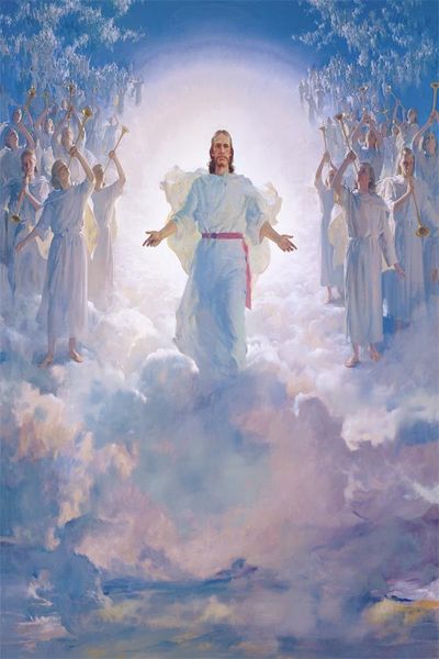 

harry anderson second coming of jesus christ christ's 2nd return home decor hd print oil paintings on canvas wall art pictures 200109