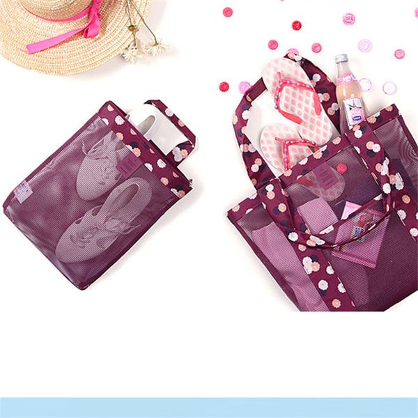 

vogvigo travel cosmetic bag swimsuit mesh storage bag mesh storage wash sports handbag summer swimming beach