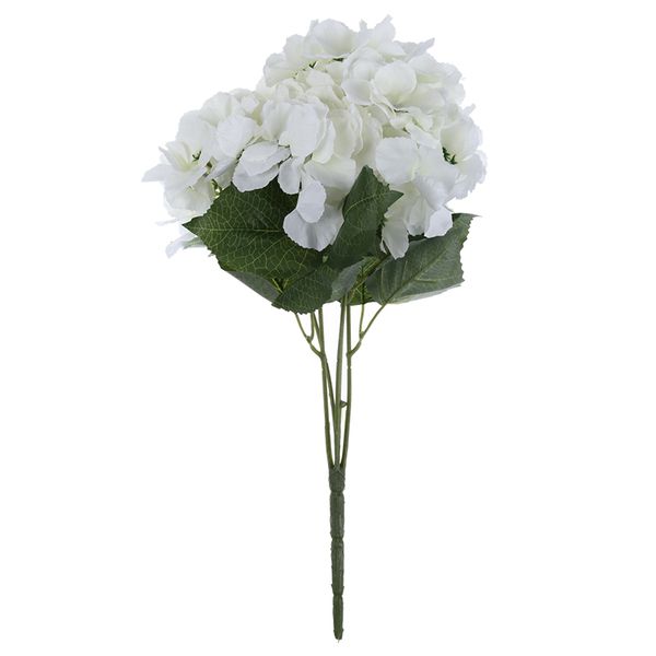 

artificial hydrangea flower 5 big heads bouquet (diameter 7" each head