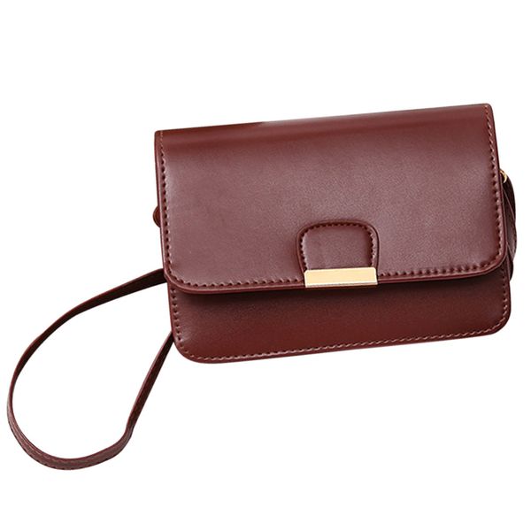 

women's fashion leather simple handbag crossbody shoulder bags