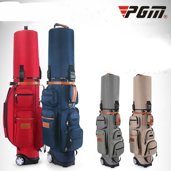 

pgm golf bag large capacity portable with tugboat code lock hard shell airbag for qb038