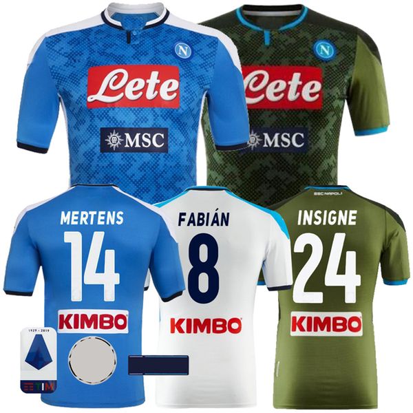 

2019 2020 Napoli SSC Hirving Lozano Manolas INSIGNE HAMSIK Soccer Jerseys 19 20 Naples Soccer Shirts KOULIBAL MERTENS camisetas Football Shi