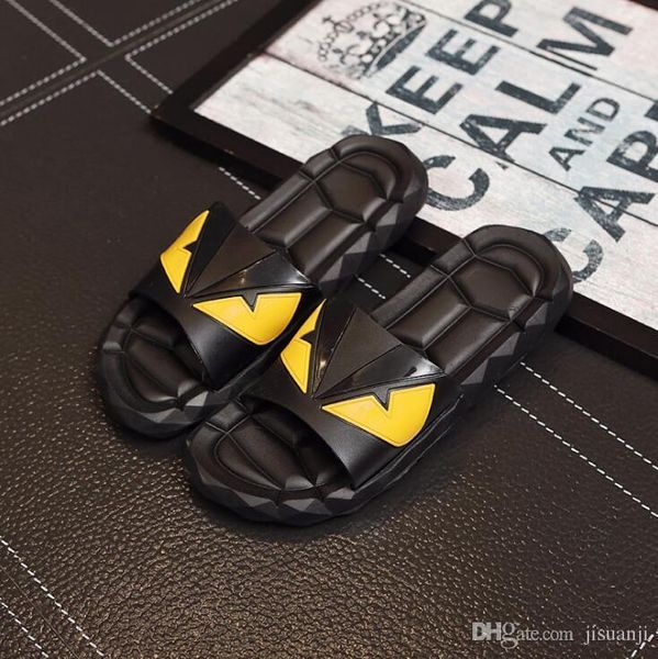 

De igner andal f e n d ummer luxury lipper for men black beach pvc lide men lipper de igner hoe