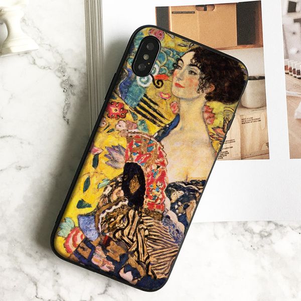 

fundas роскошная женщина с вентилятором телефона чехол для iphone 11 pro xs max хг 8 7 6s plus 5 se case soft black tpu силиконовый чехол