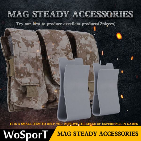

wosport 2pcs hunting tactical vest nylon mag pouch insert set