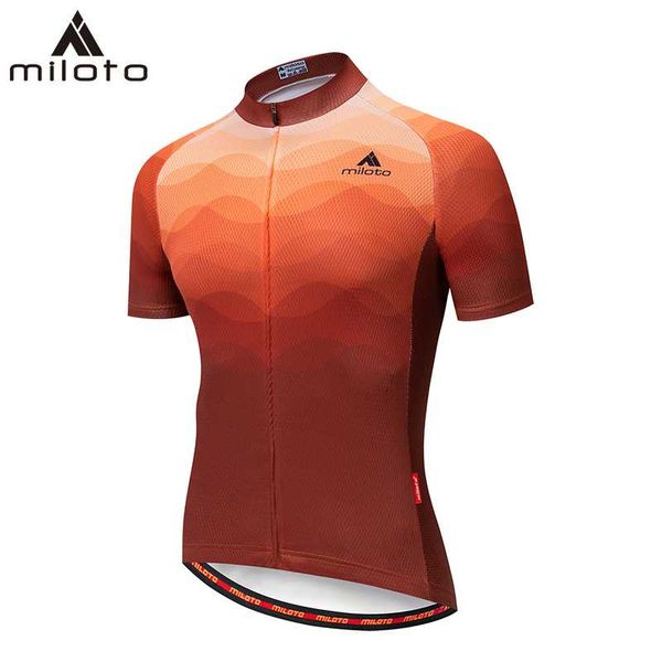 

miloto лето с коротким рукавом pro mtb велосипед велоспорт джерси ropa ciclismo езда велоспорт одежда мужская рубашка hombre майо износ, Black;red