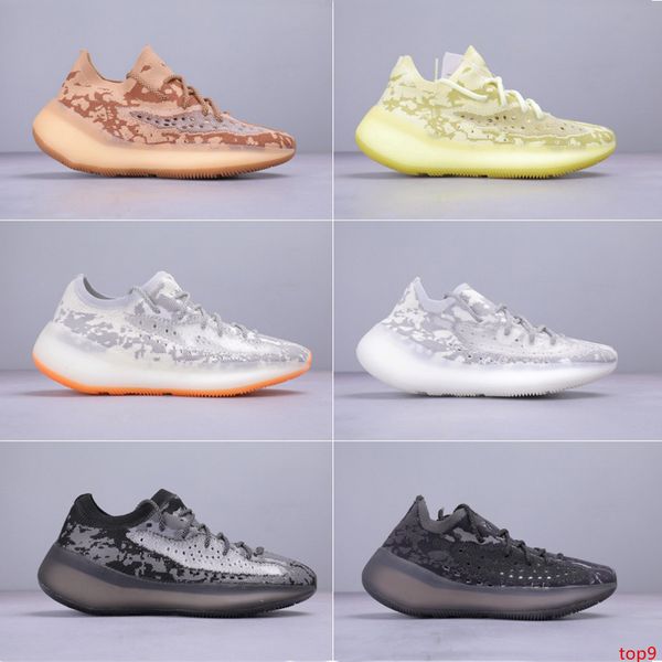 

2019 new arrivals mens west v3 kanye 3m volcano wave runner designer shoes women's v3 sports sneakers running shoes 36-45